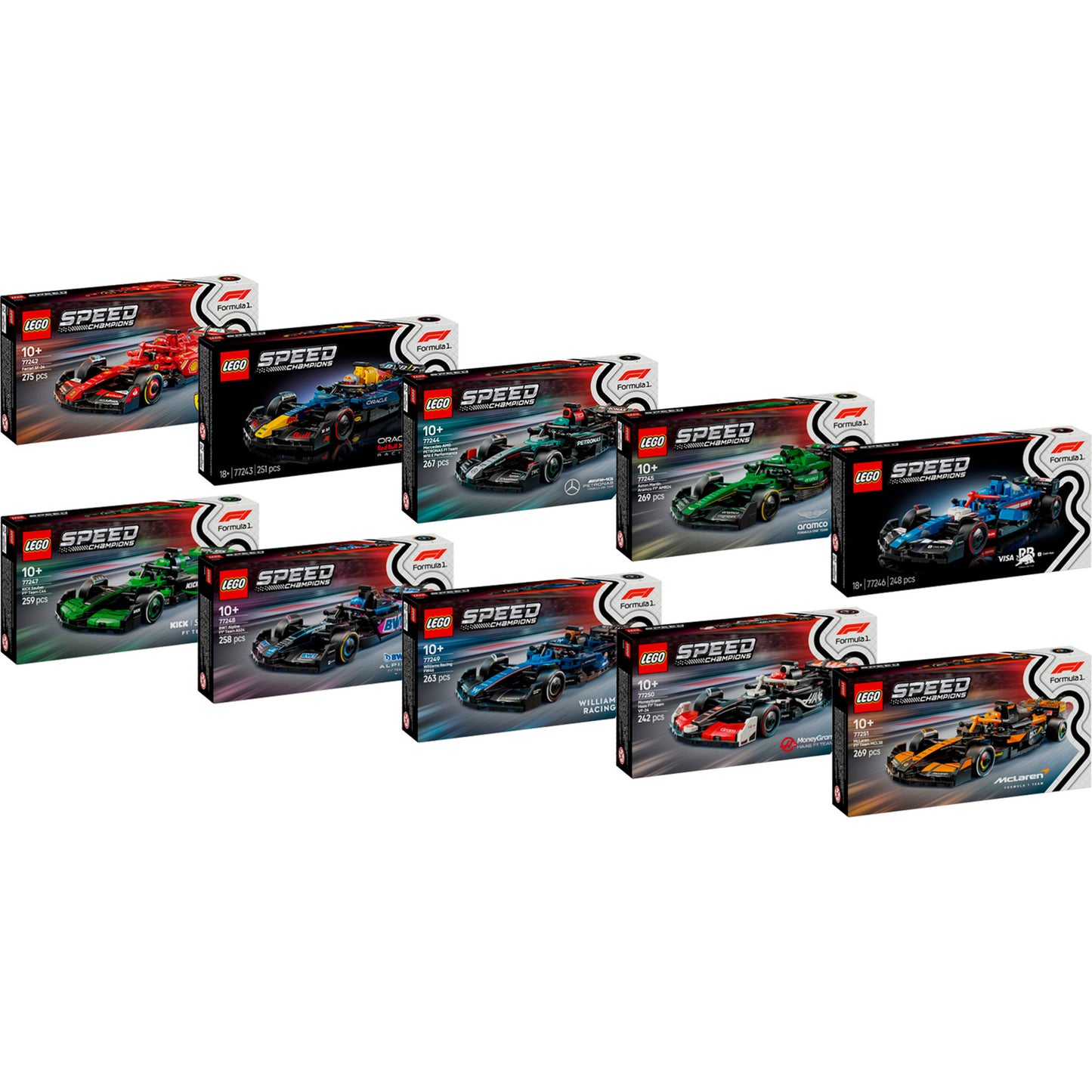 Speed Champions Formel 1 Bundle, Konstruktionsspielzeug