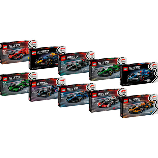 Speed Champions Formel 1 Bundle, Konstruktionsspielzeug