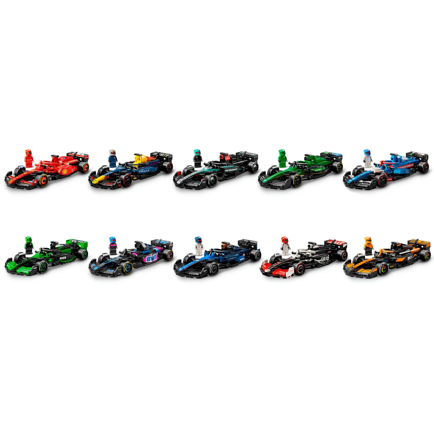 Speed Champions Formel 1 Bundle, Konstruktionsspielzeug