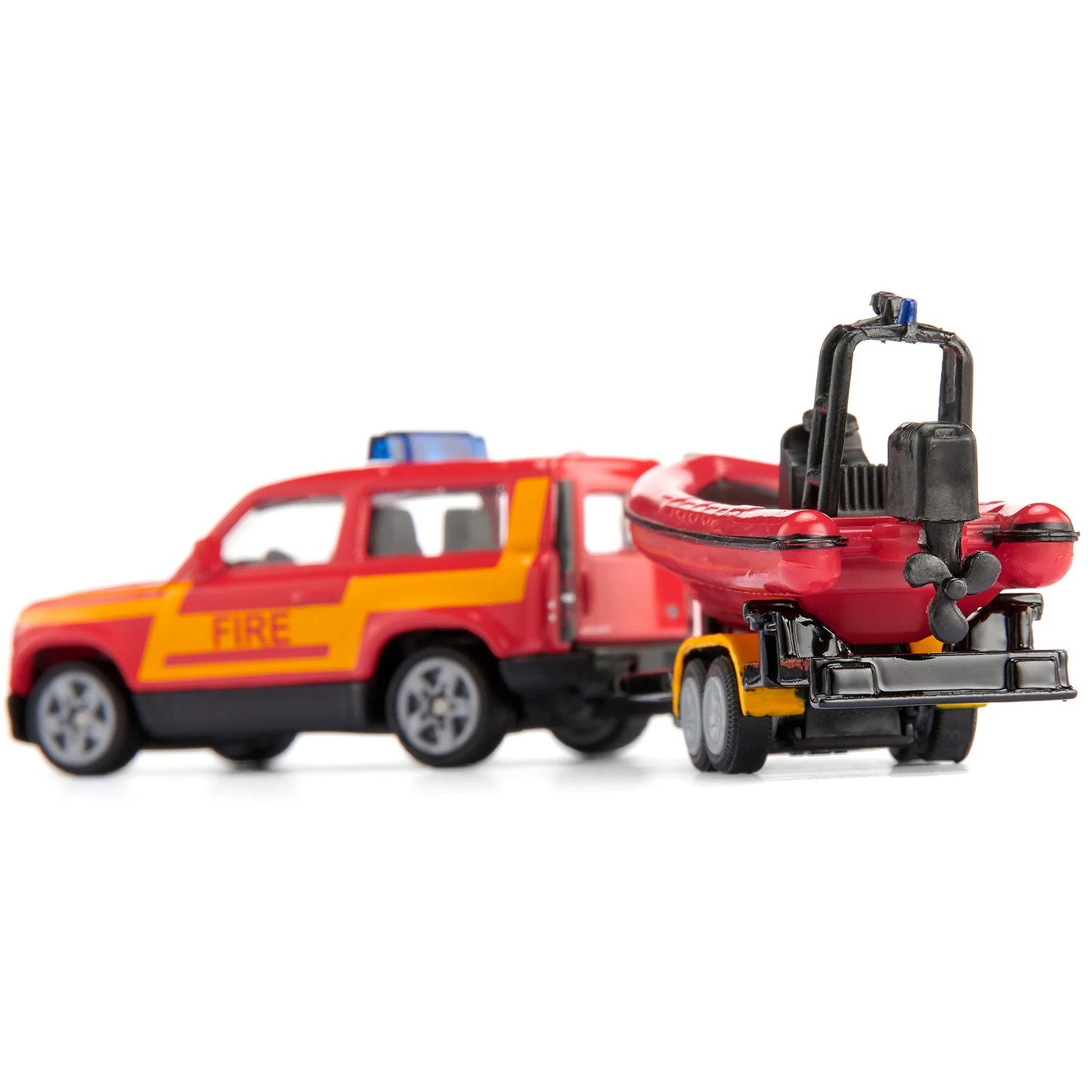 BLISTER Land Rover Defender mit Boot, Modellfahrzeug