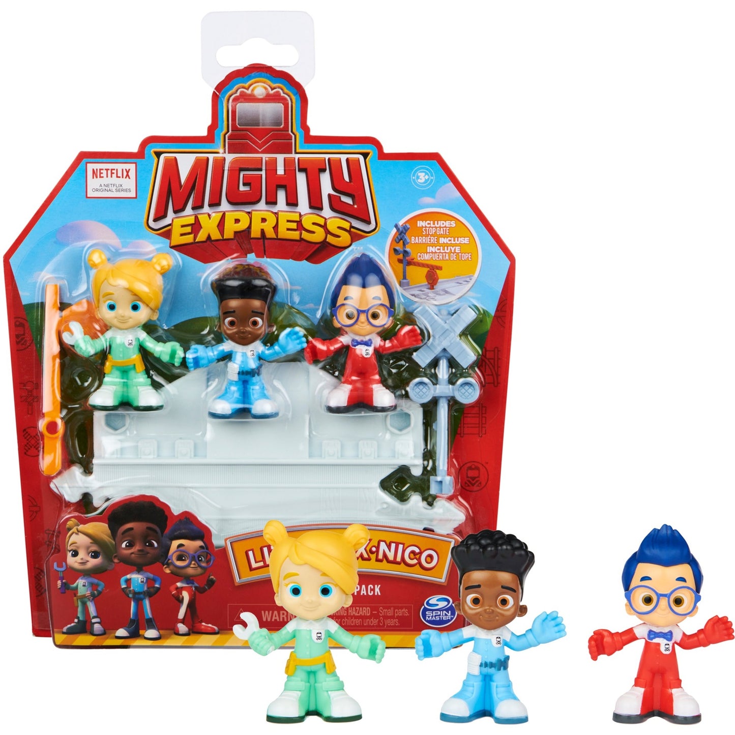 Spinmaster Mighty Express Kinderfiguren 3er-Set