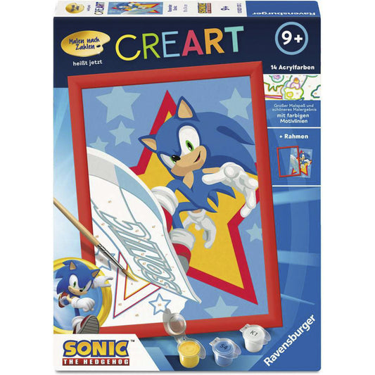 CreArt - Rasender Sonic, Malen
