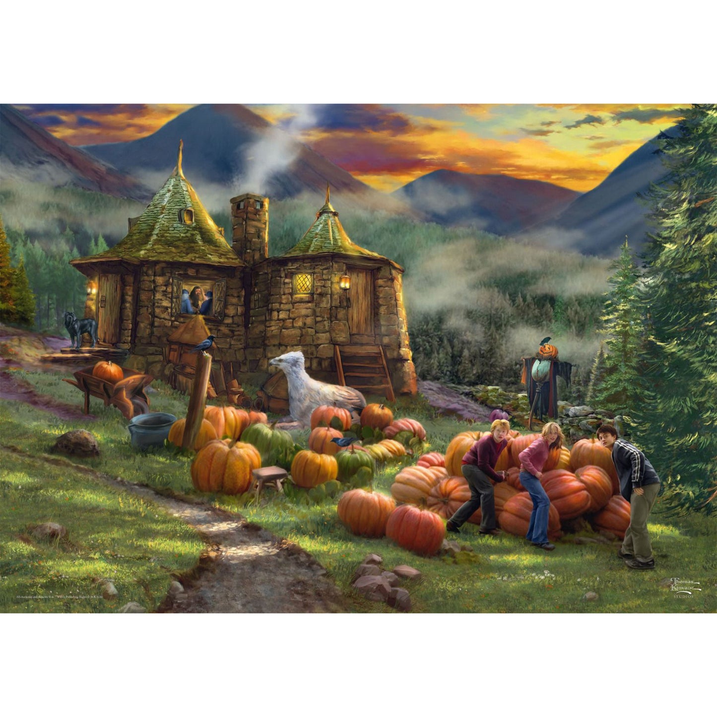 Thomas Kinkade Studios: Harry Potter - Hagrids Hut, Puzzle