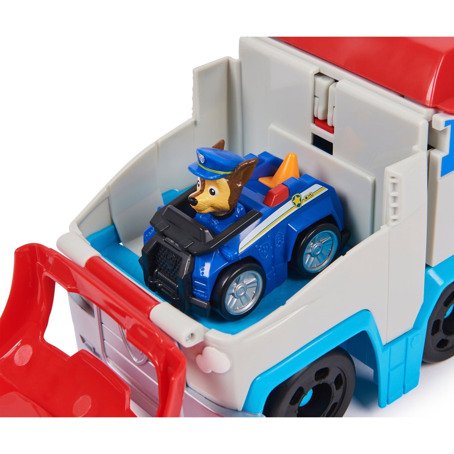 Spin Master Paw Patrol - Pup Squad Patroller mit Chase-Spielzeugauto, Spielfahrzeug