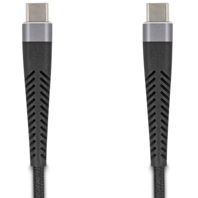 USB 2.0 Kabel, USB-C Stecker > USB-C Stecker mit verlängertem Knickschutz
