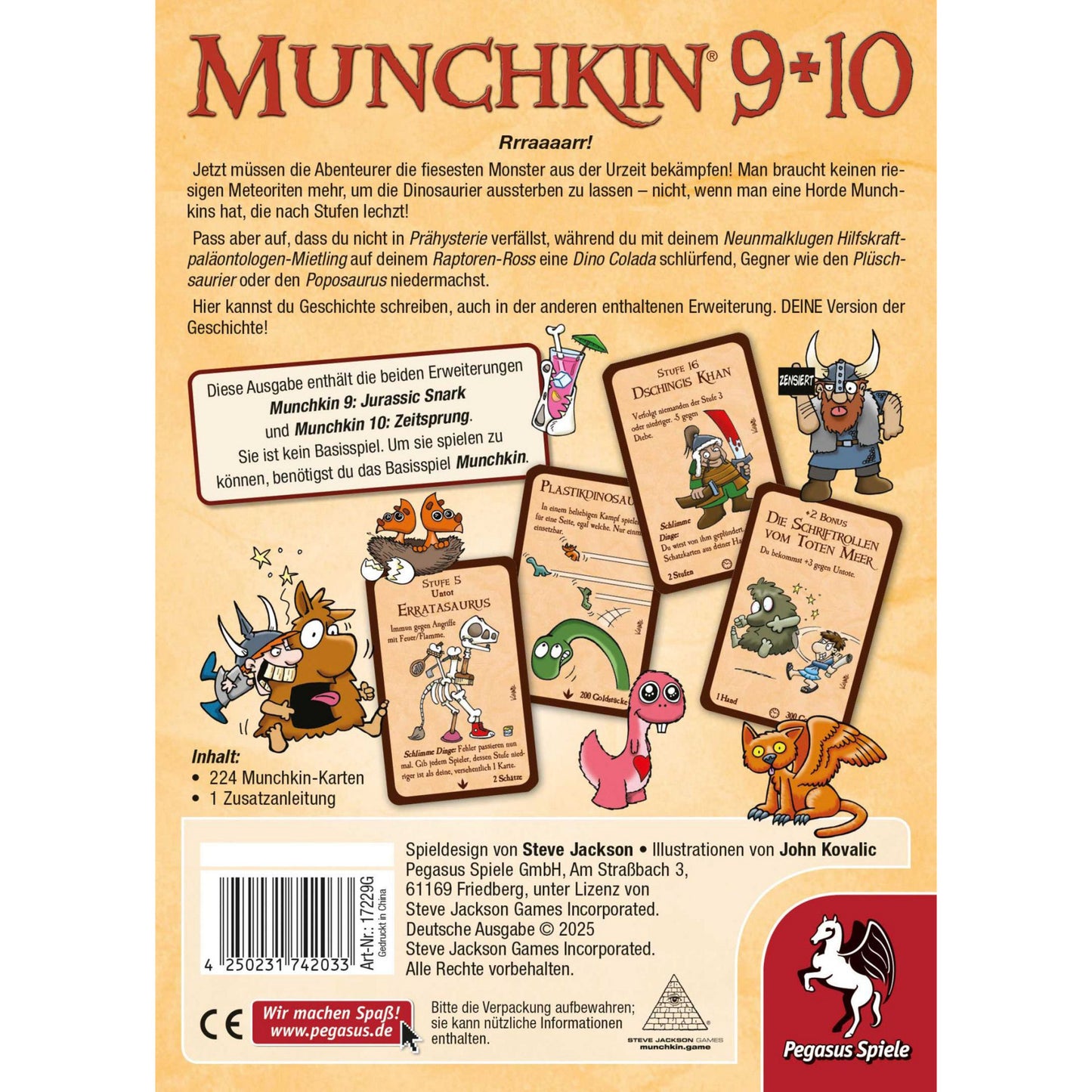 Munchkin 9+10, Kartenspiel