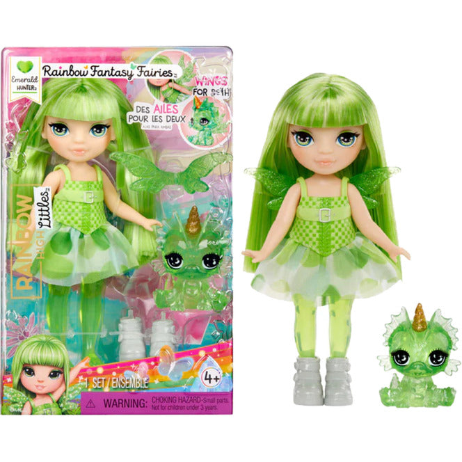 Rainbow High Littles Fantasy Fairies - Emerald, Puppe