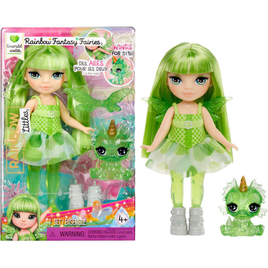 Rainbow High Littles Fantasy Fairies - Emerald, Puppe
