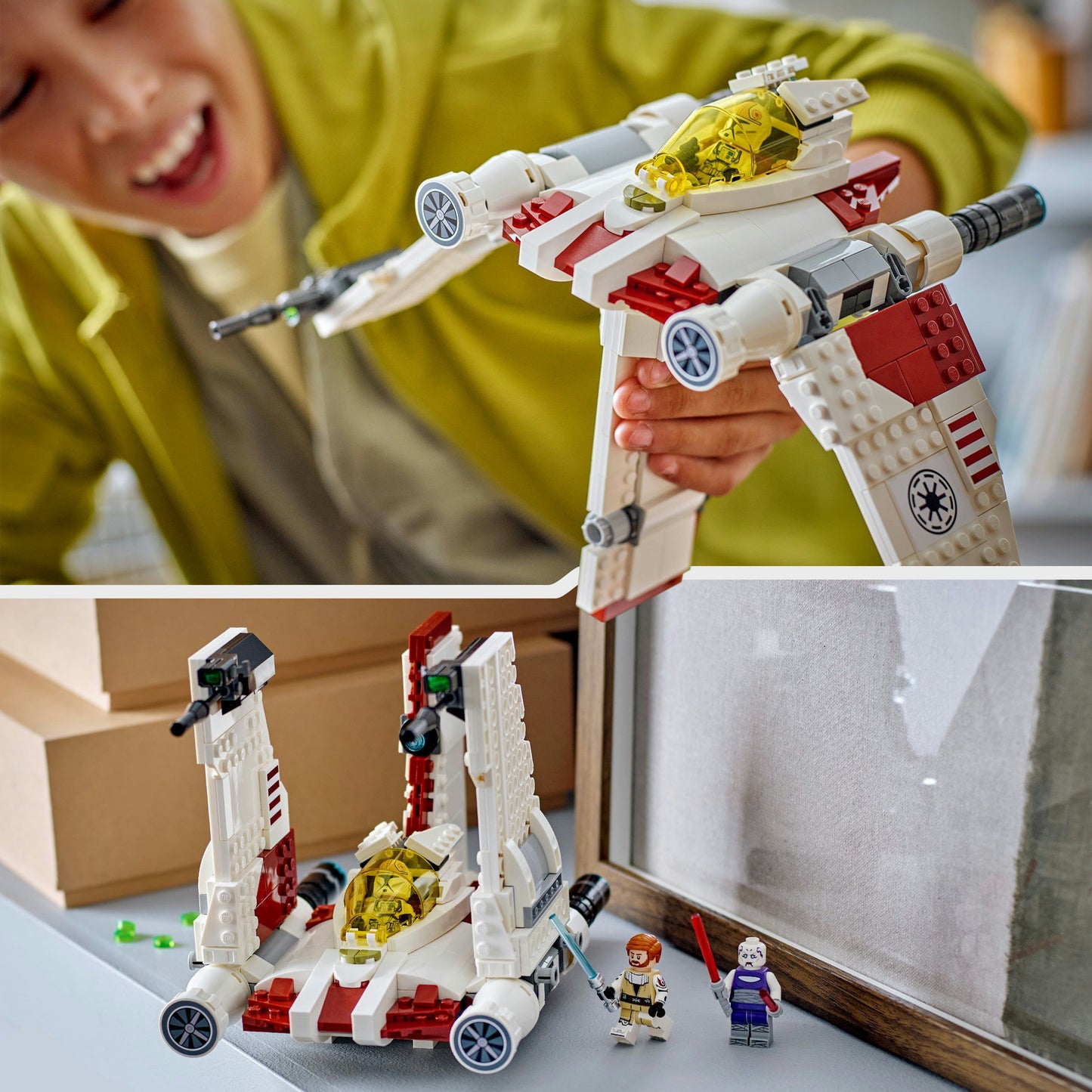 75432 Star Wars V-19 Torrent-Sternjäger, Konstruktionsspielzeug