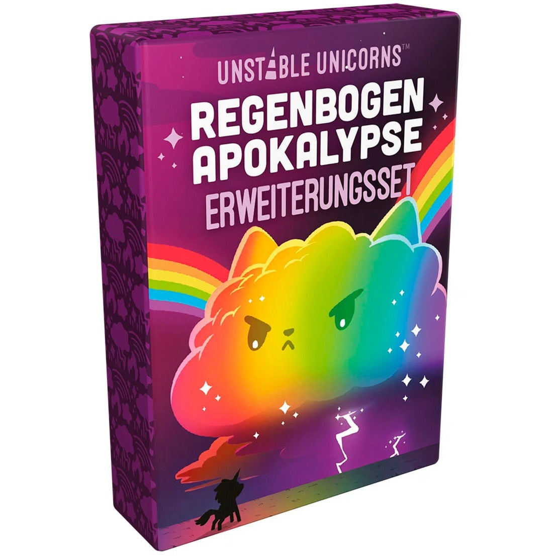 Asmodee Unstable Unicorns - Regenbogen-Apokalypse Erweiterungsset, Kartenspiel