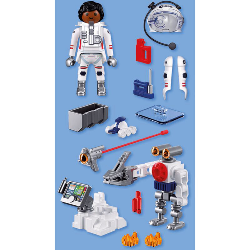 72014 ESA: Astronaut mit Roboter, Konstruktionsspielzeug