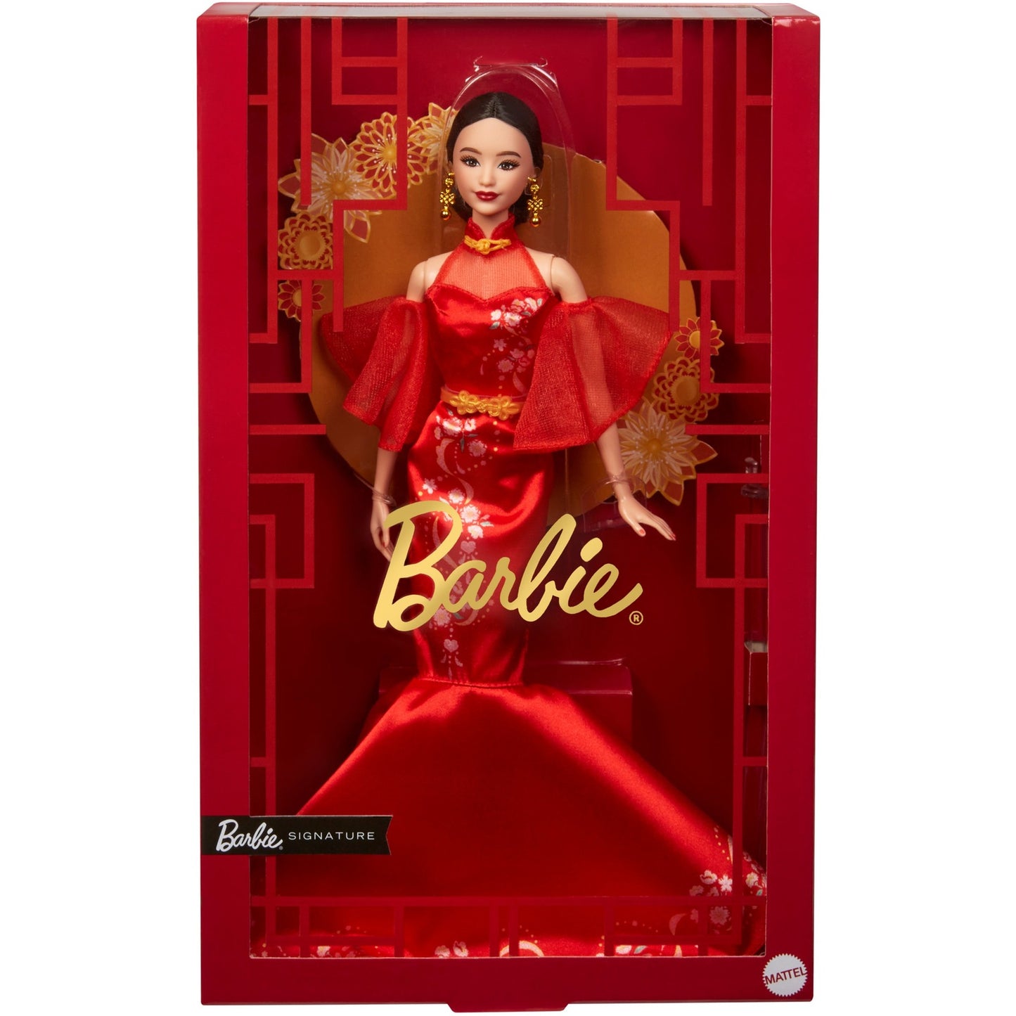 Barbie Signature Lunar New Year mit Qipao und goldenen Accessories, Puppe