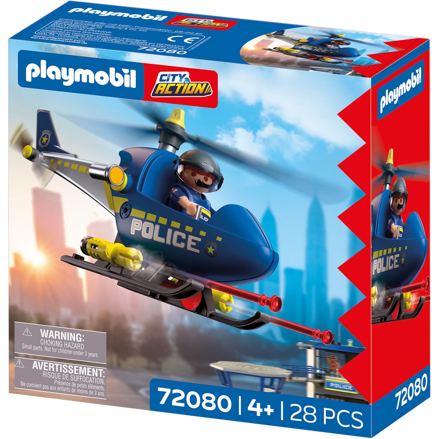 72080 City Action Polizeihelikopter, Konstruktionsspielzeug