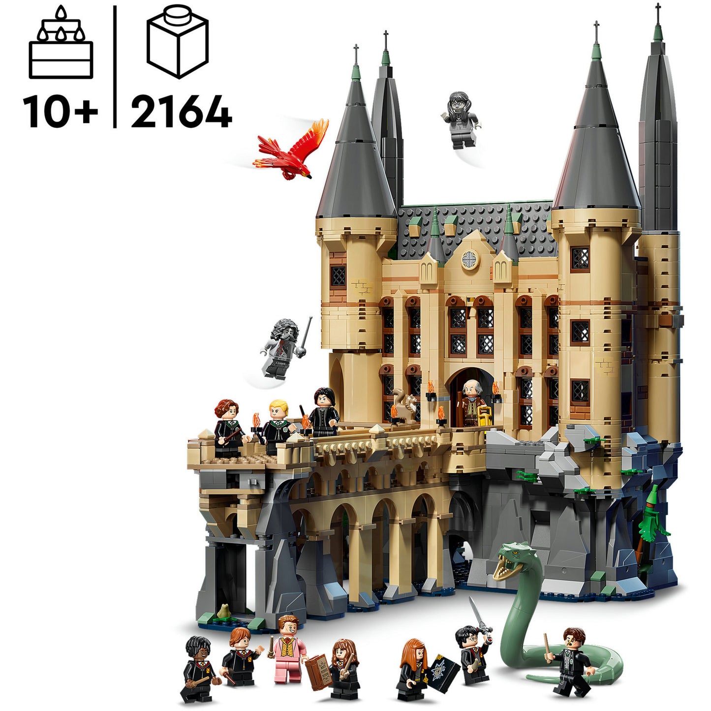 76473 Harry Potter Schloss Hogwarts: Ostflügel, Konstruktionsspielzeug
