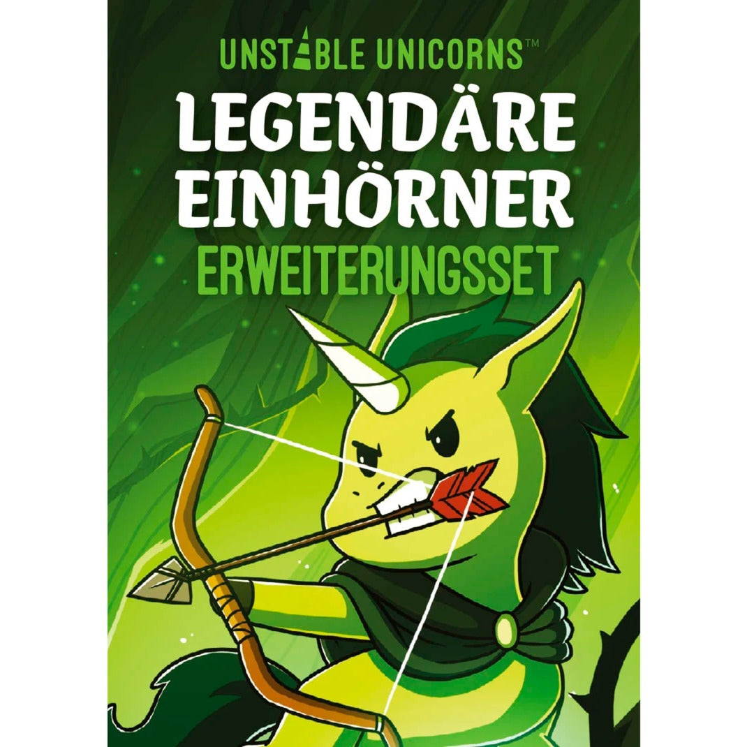 Asmodee Unstable Unicorns - Legendäre Einhörner, Kartenspiel