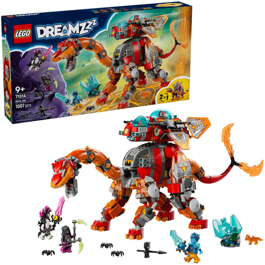 71514 DREAMZzz Dino-Düsenflieger, Konstruktionsspielzeug