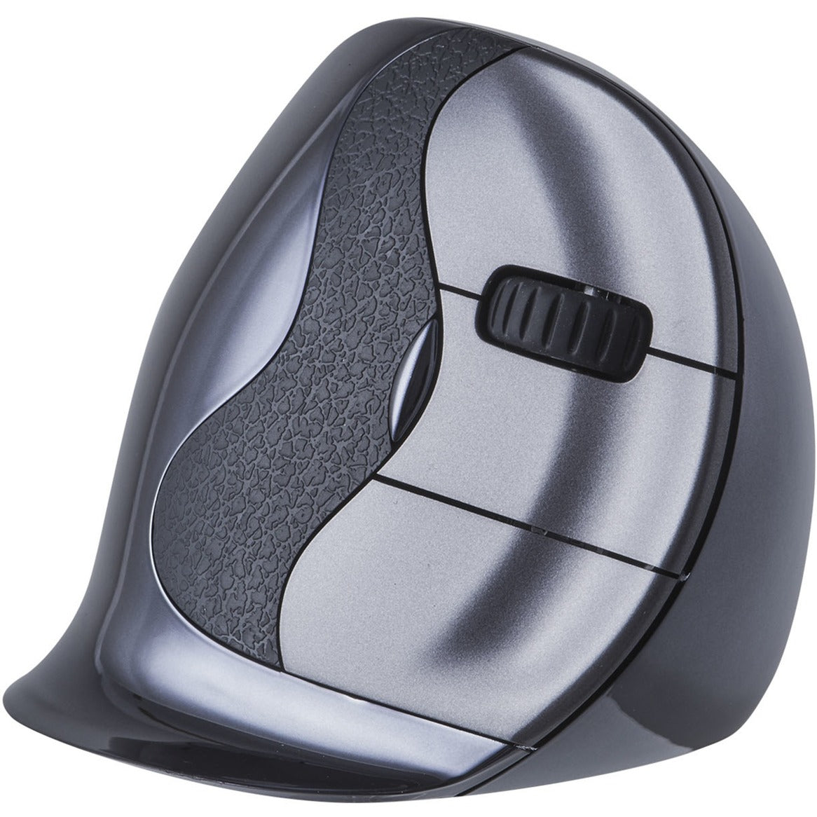 Evoluent VerticalMouse D (schwarz/silber, Medium, RH)