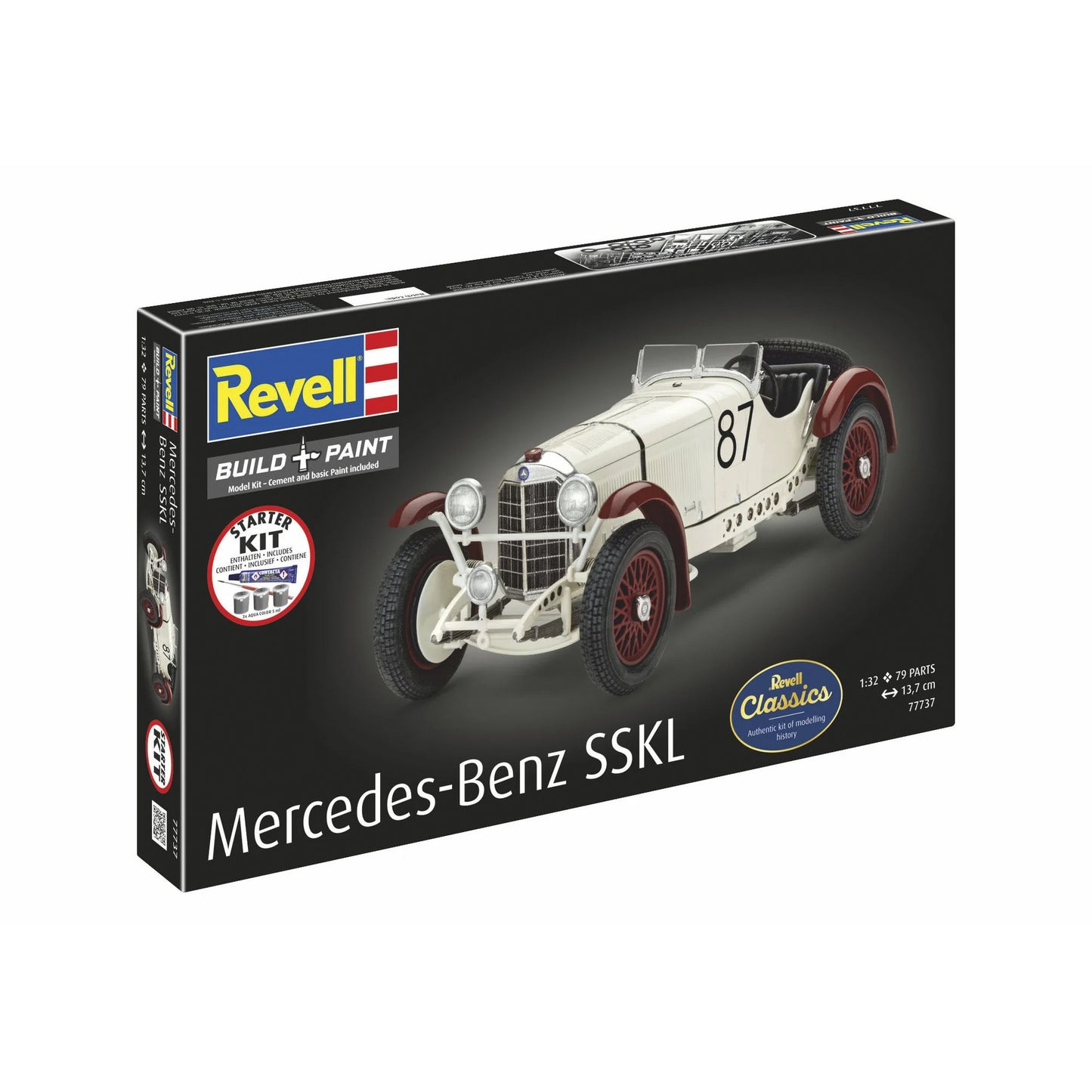 Starter Kit Mercedes-Benz SSKL, Modellfahrzeug