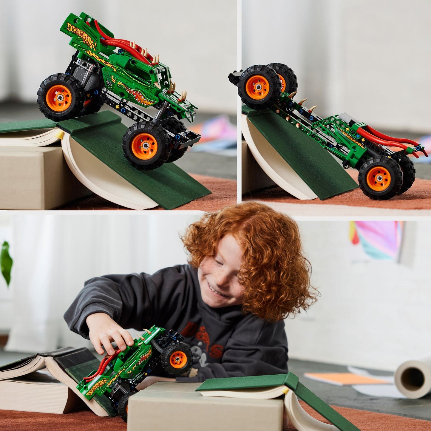 LEGO 42149 Technic Monster Jam Dragon, Konstruktionsspielzeug