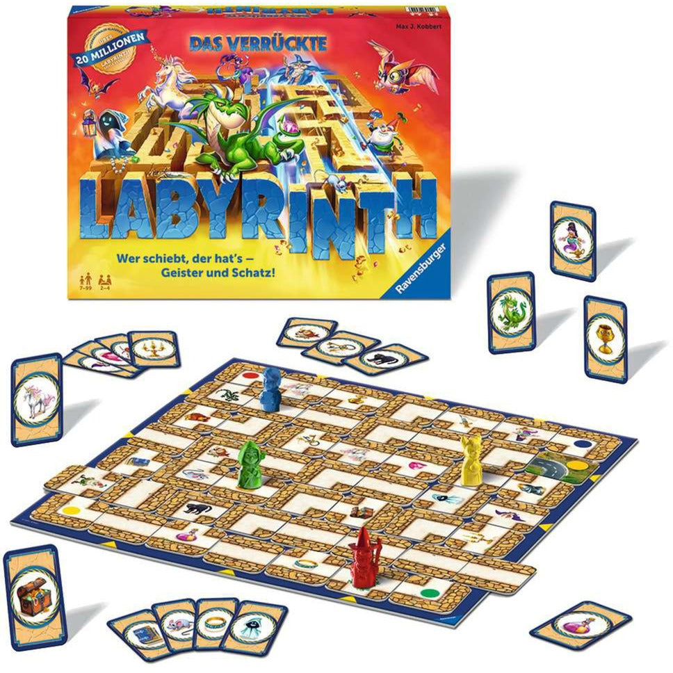 Ravensburger Das verrückte Labyrinth – neue Auflage, Brettspiel