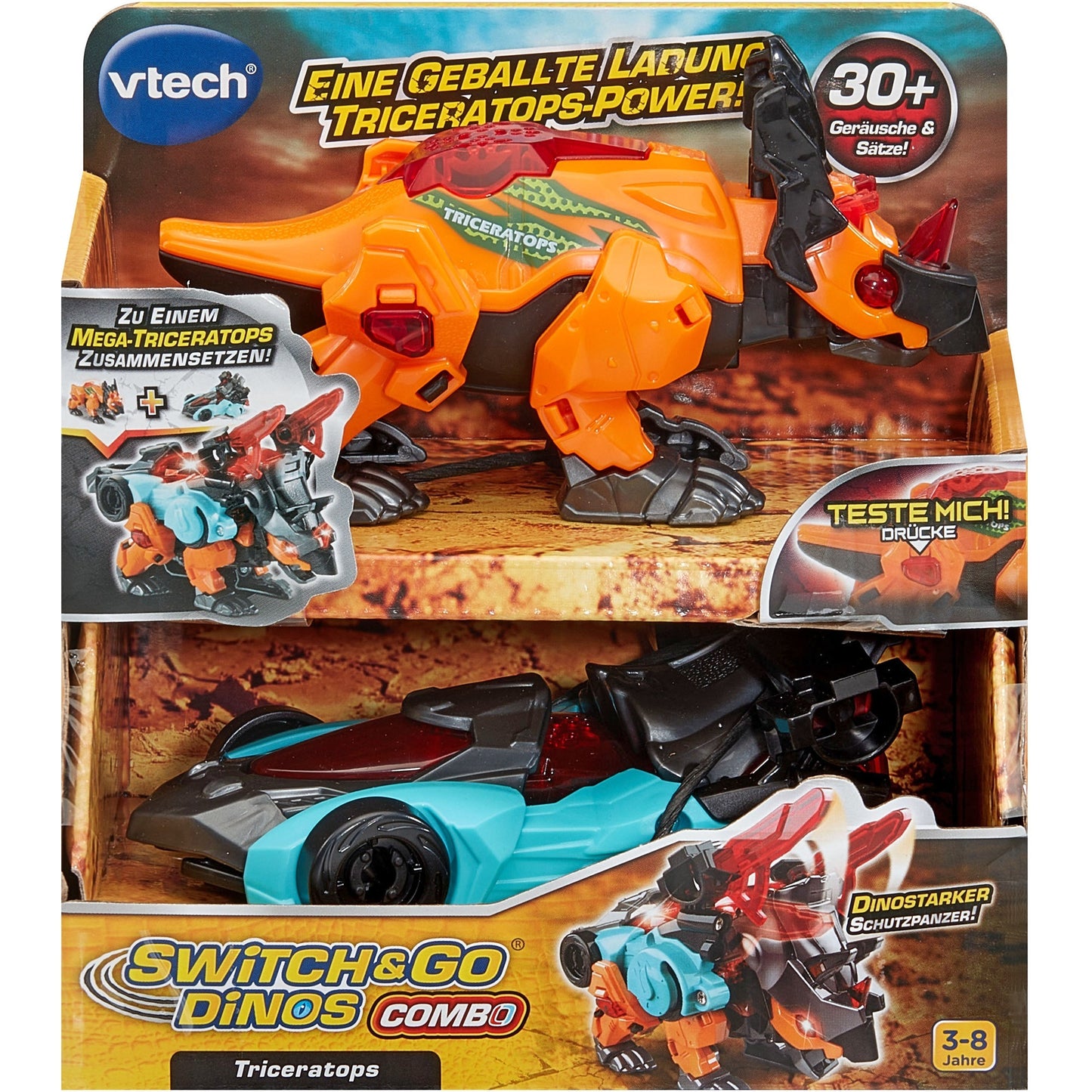 Switch & Go Dinos - Combo Triceratops, Spielfigur