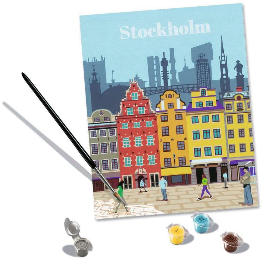 Ravensburger CreArt - Colorful Stockholm, Malen