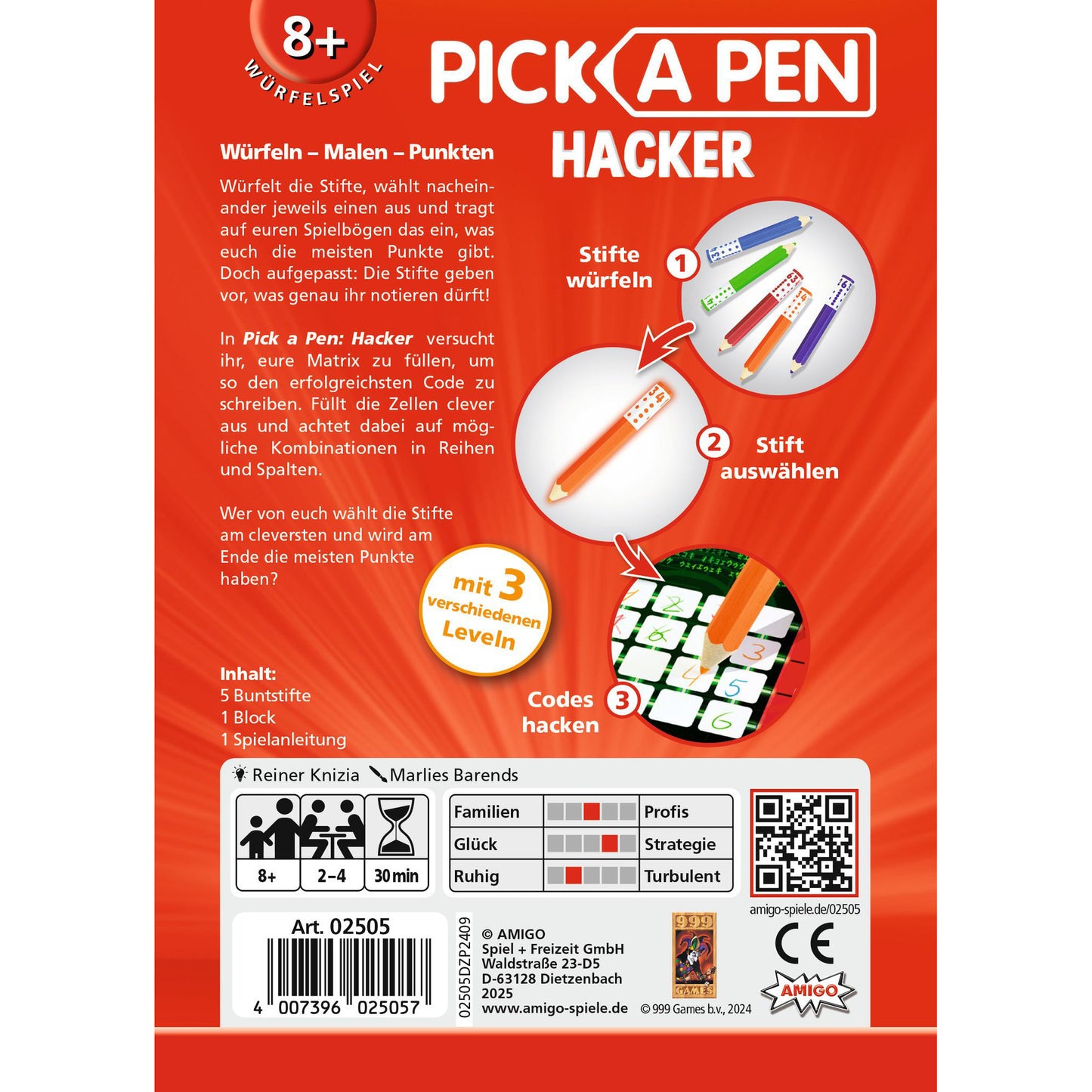 Pick a Pen: Hacker, Rätselspiel