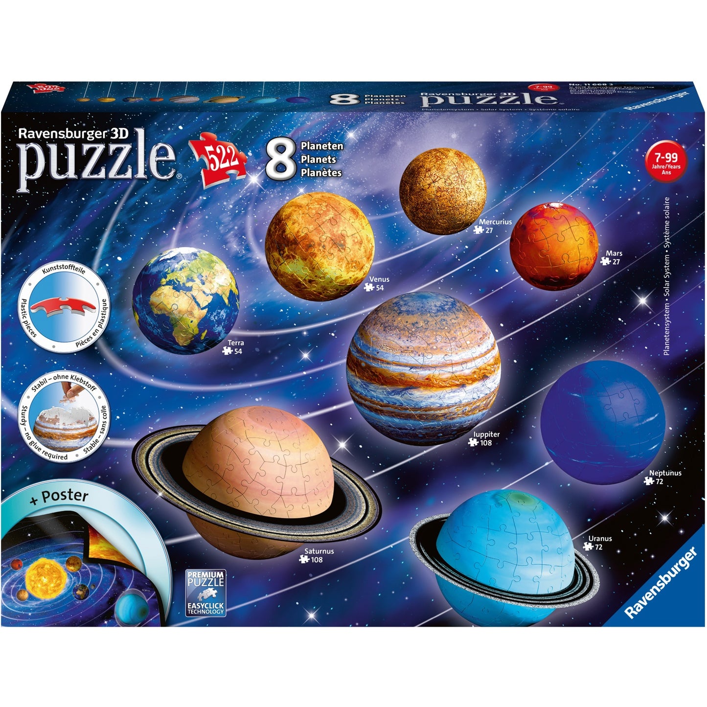 Ravensburger 3D-Puzzle Planetensystem