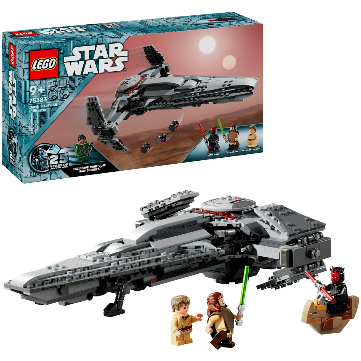 75383 Star Wars Darth Mauls Sith Infiltrator, Konstruktionsspielzeug