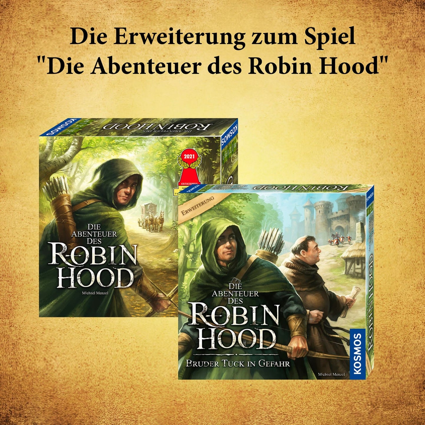 KOSMOS Die Abenteuer des Robin Hood - Bruder Tuck in Gefahr, Brettspiel