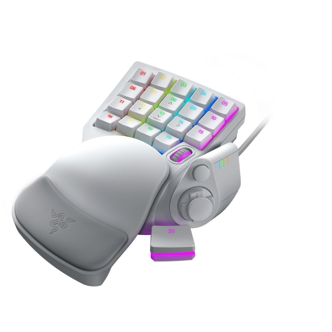 Razer Tartarus Pro (weiss/grau, Mercury)