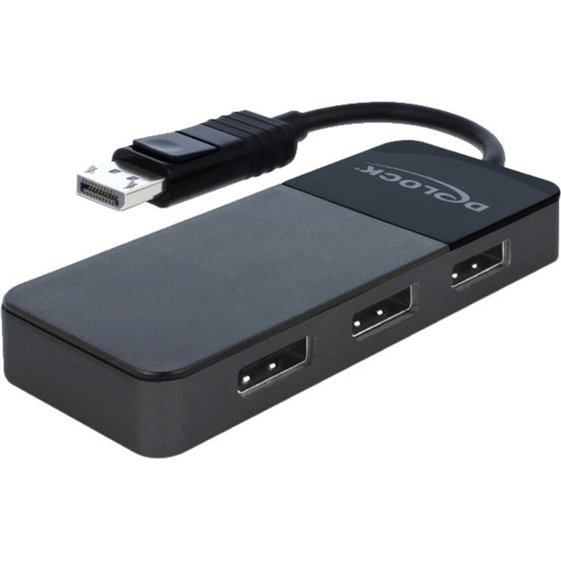 DeLOCK DisplayPort Splitter 1.4 1x DisplayPort > 3x DisplayPort (schwarz, 30cm)