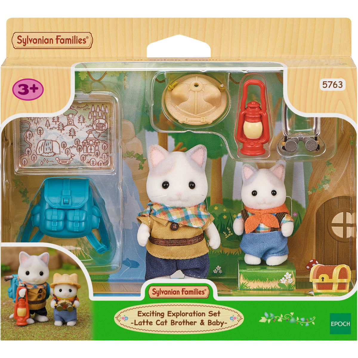 Sylvanian Families - Abenteuer Entdecker Set mit zwei Figuren, Konstruktionsspielzeug
