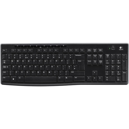 Logitech Wireless Keyboard K270 (schwarz, DE-Layout, Retail)