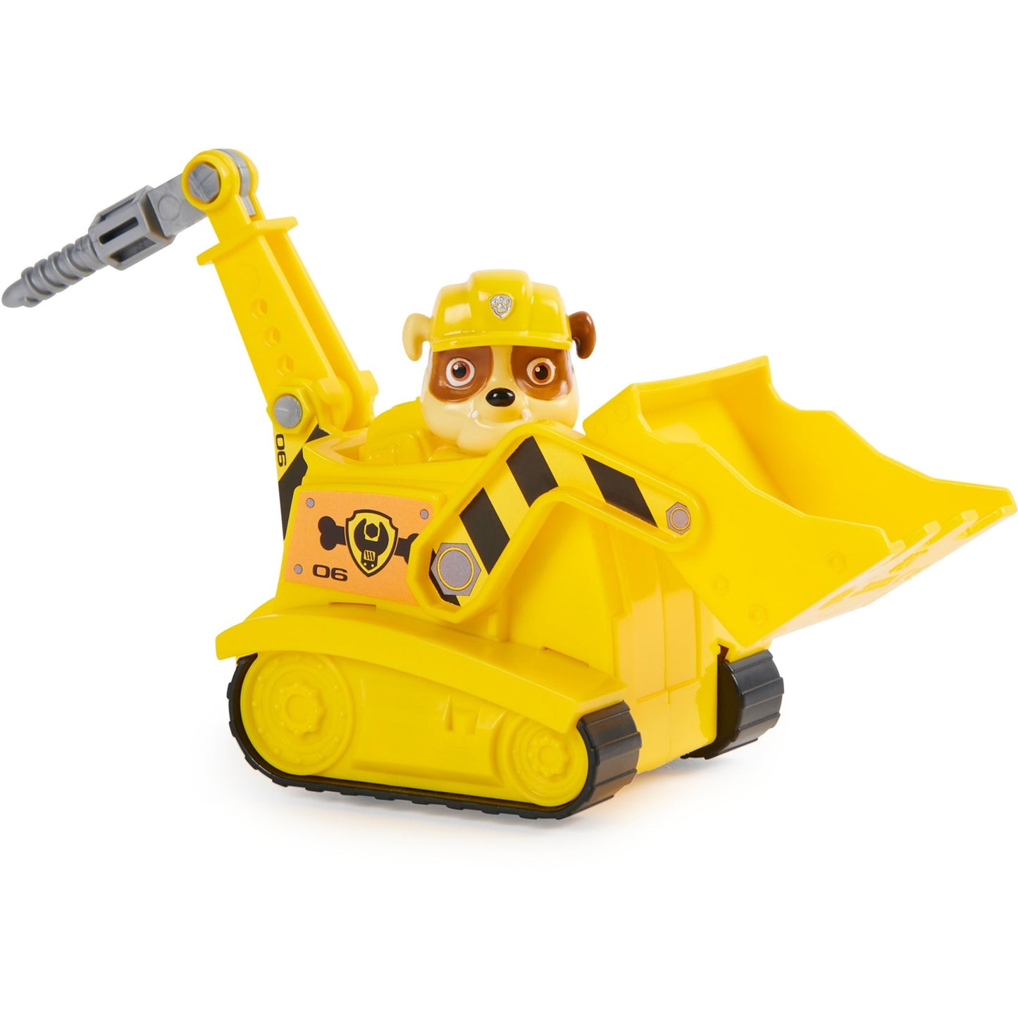 Spinmaster Paw Patrol - Baustellen-Fahrzeug mit Rubble-Figur (gelb)