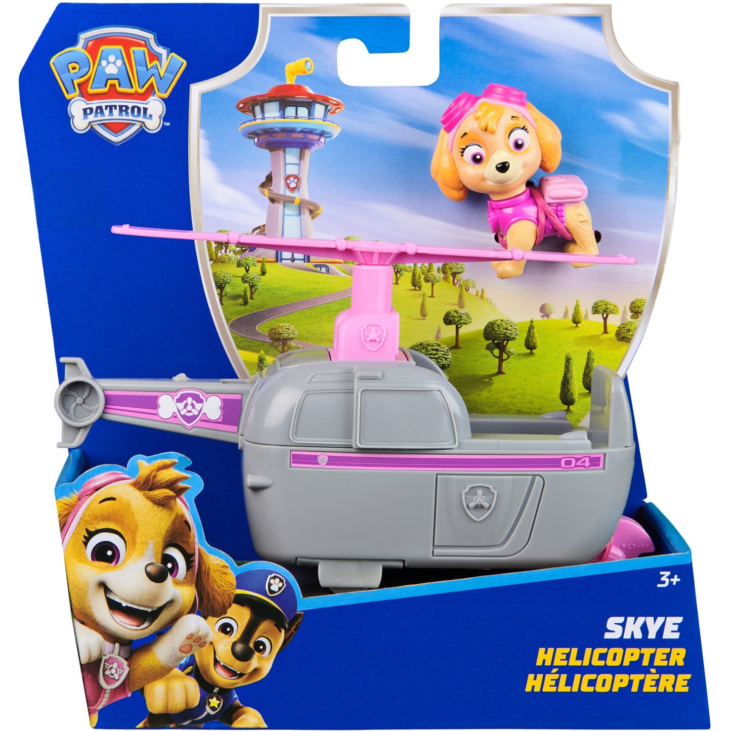 Paw Patrol - Helikopter mit Skye Spielfigur, Spielfahrzeug