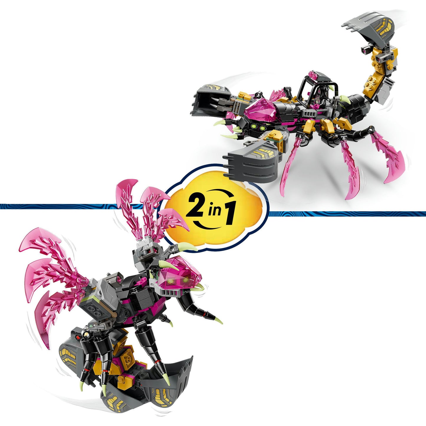 71513 DREAMZzz Albtraum-Skorpionbagger, Konstruktionsspielzeug