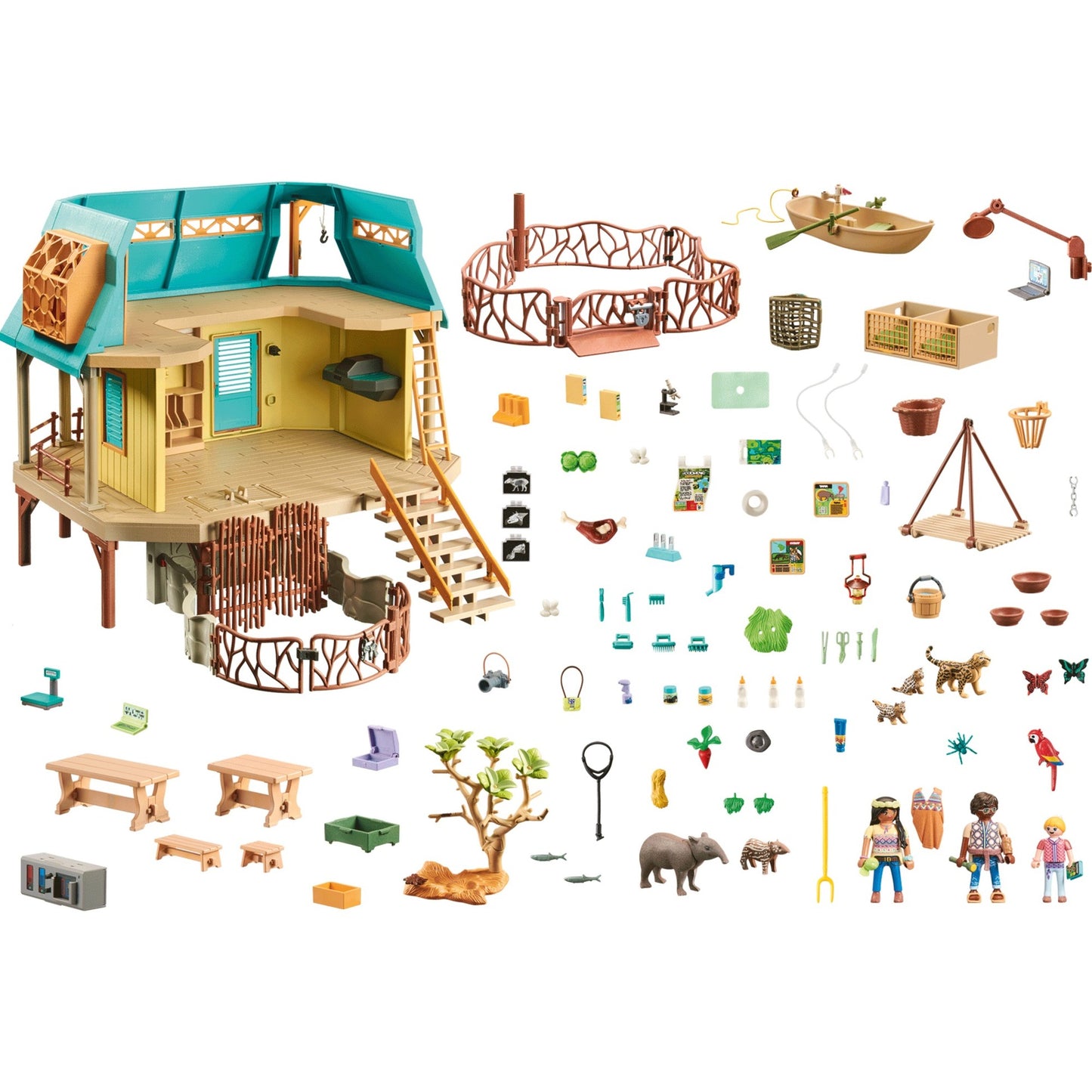 PLAYMOBIL 71007 Wiltopia Tierpflegestation, Konstruktionsspielzeug