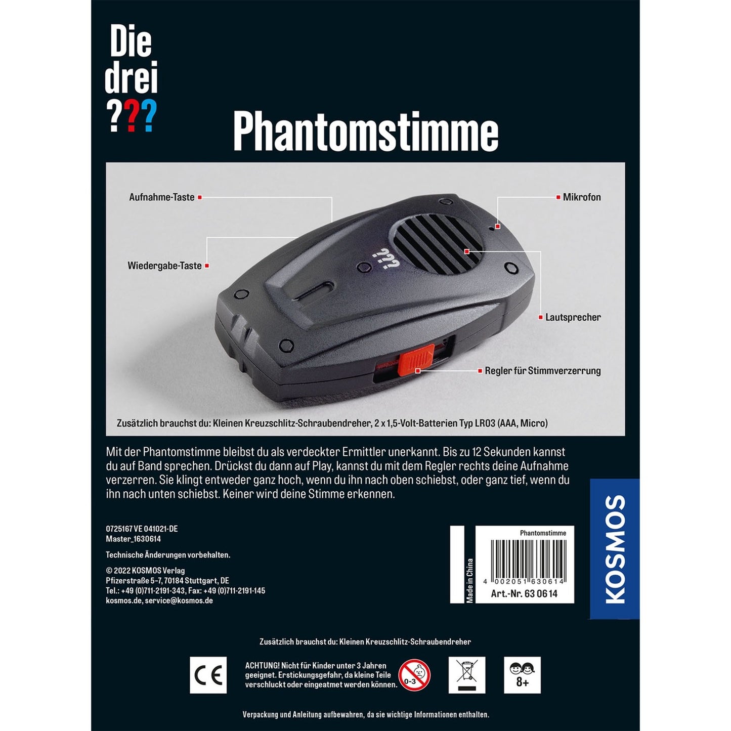 Kosmos Die drei ??? Phantomstimme