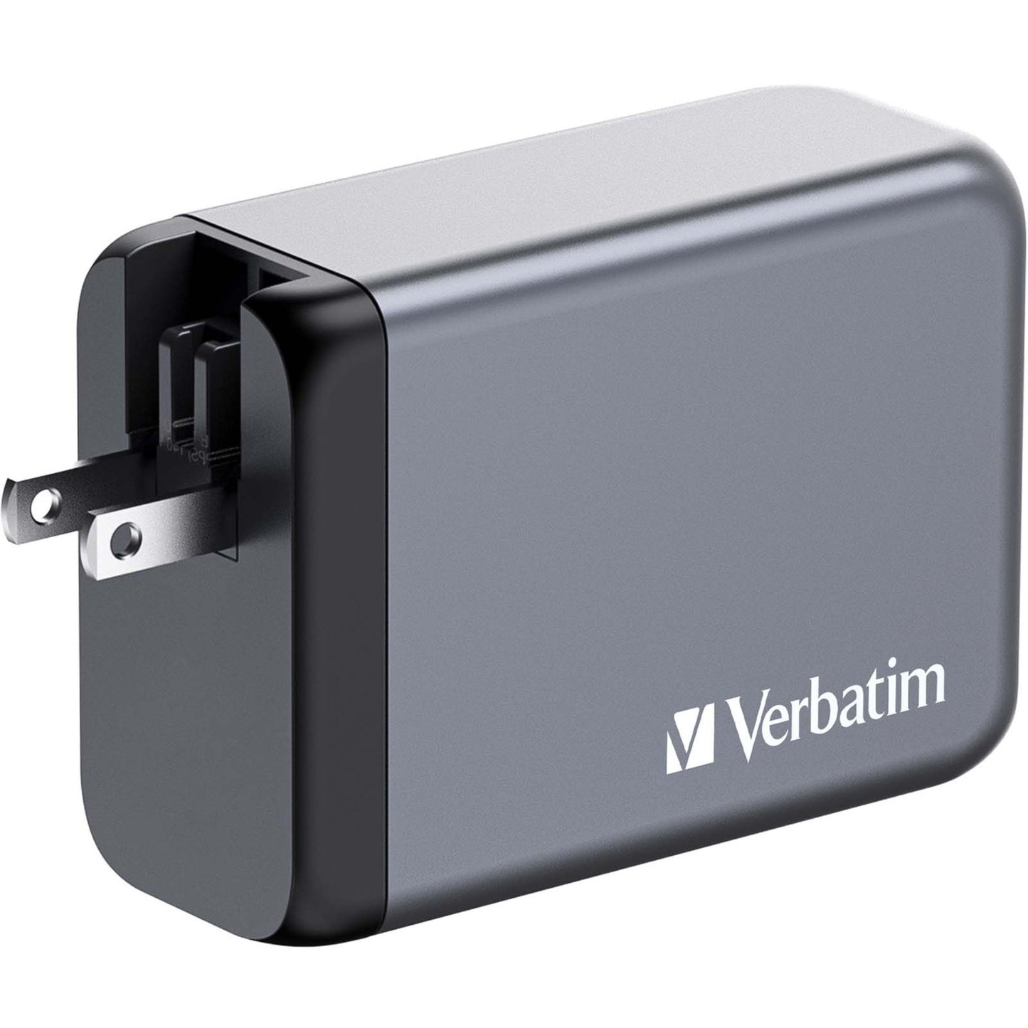 Verbatim GaN-Ladegerät 240W, 1x USB-A , 3x USB-C (grau, PD 3.0, QC 3.0)