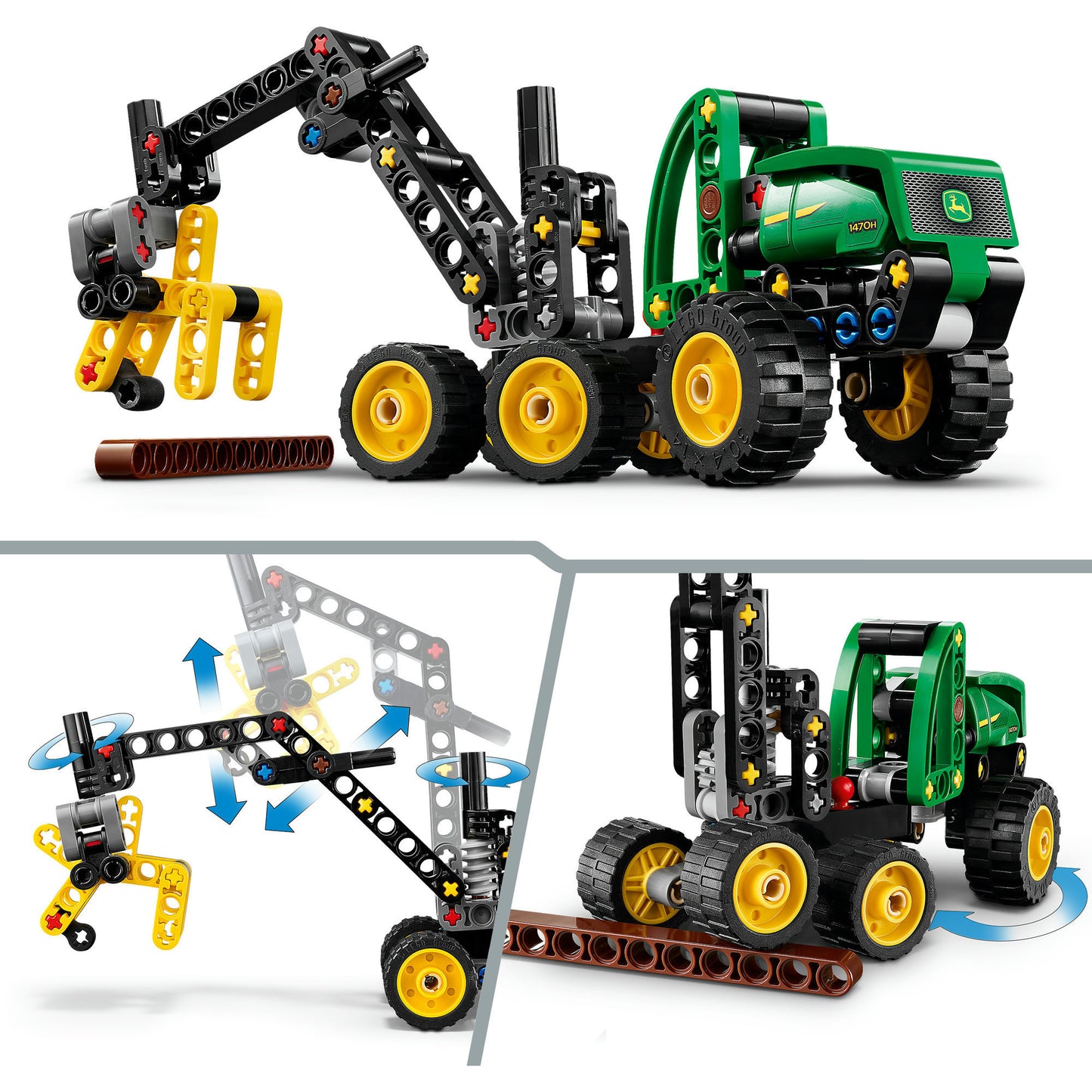 42218 Technic John Deere 1470H Rad-Harvester, Konstruktionsspielzeug