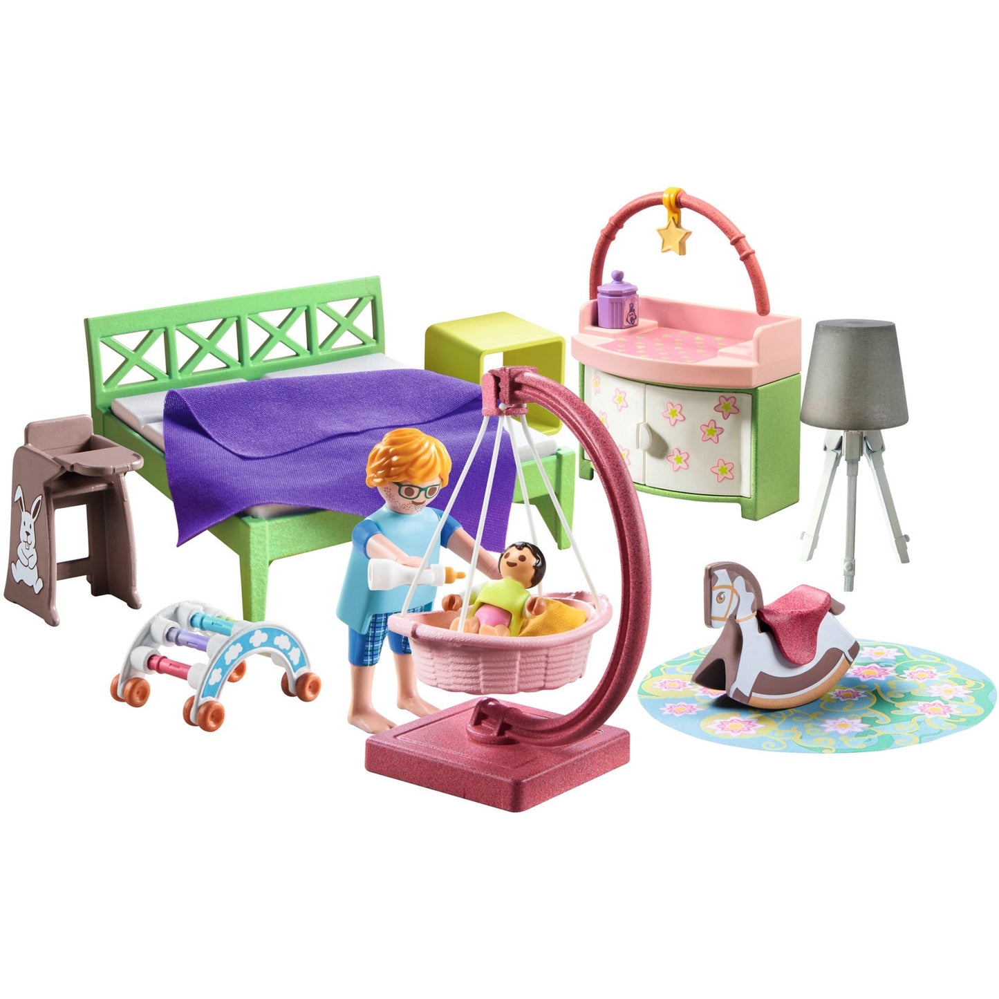 PLAYMOBIL 71609 My Life Schlafzimmer mit Babyspielecke, Konstruktionsspielzeug