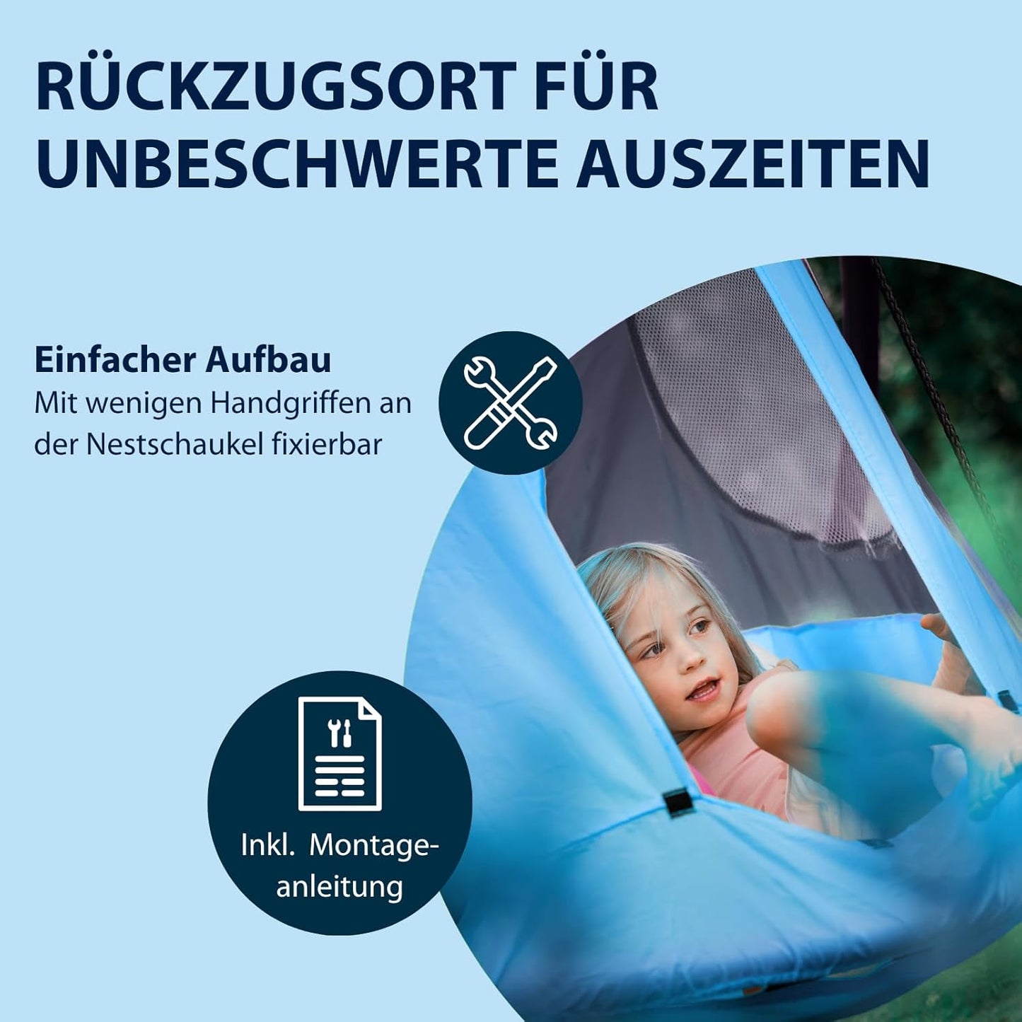 Zelt für Nestschaukel Cosy Castle 90