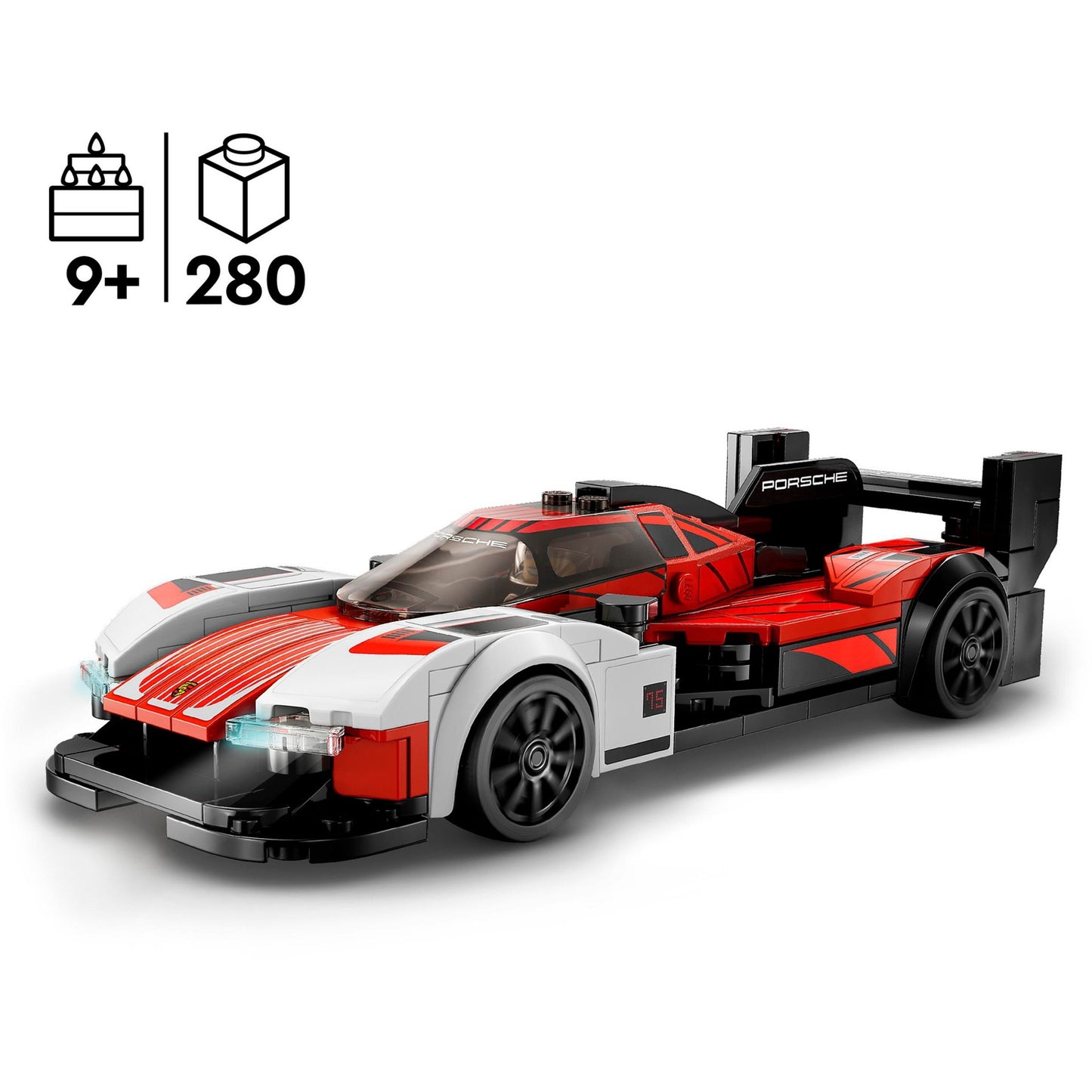 LEGO 76916 Speed Champions Porsche 963, Konstruktionsspielzeug