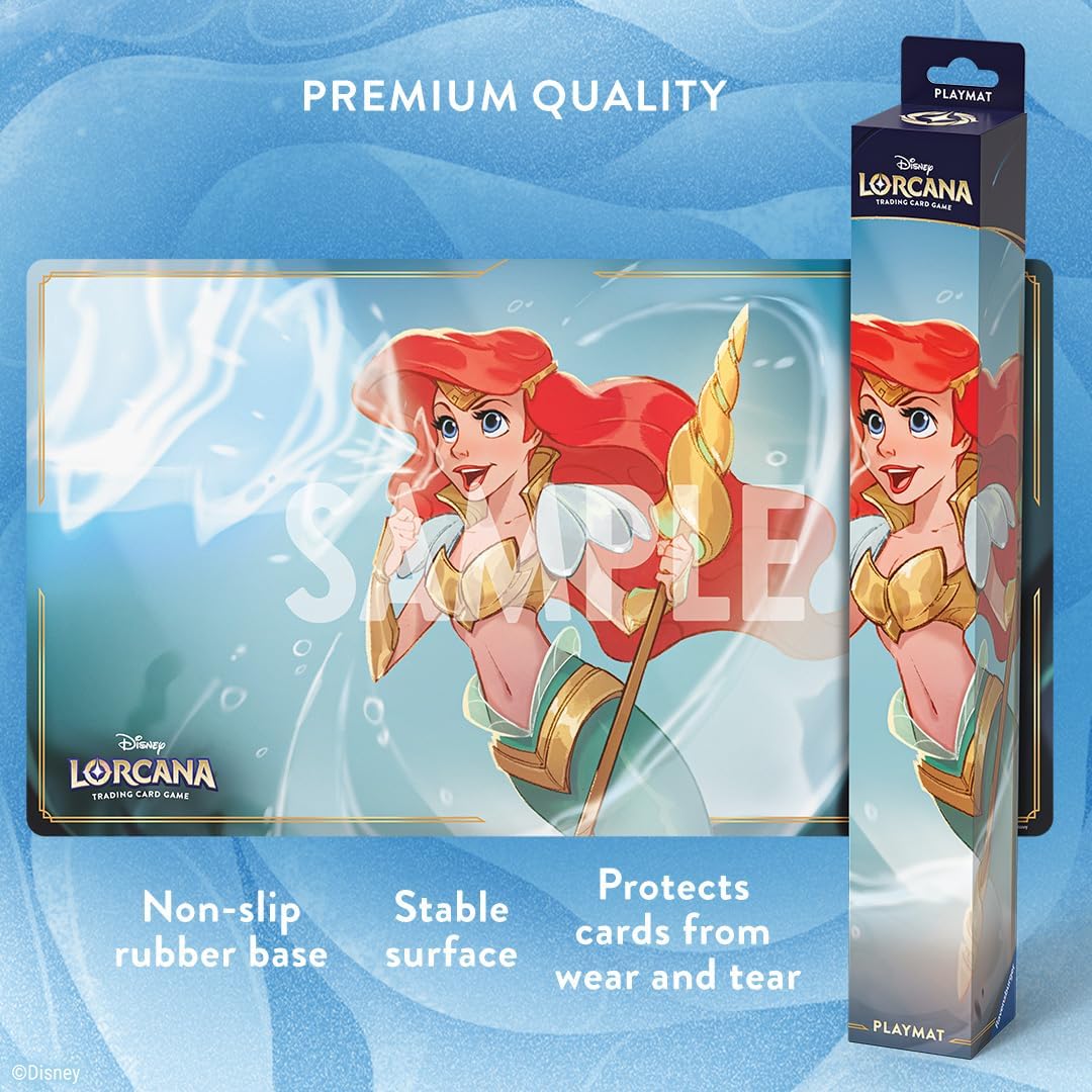 Disney Lorcana TCG: Winterzauber - Spielmatte Arielle, Sammelkarten