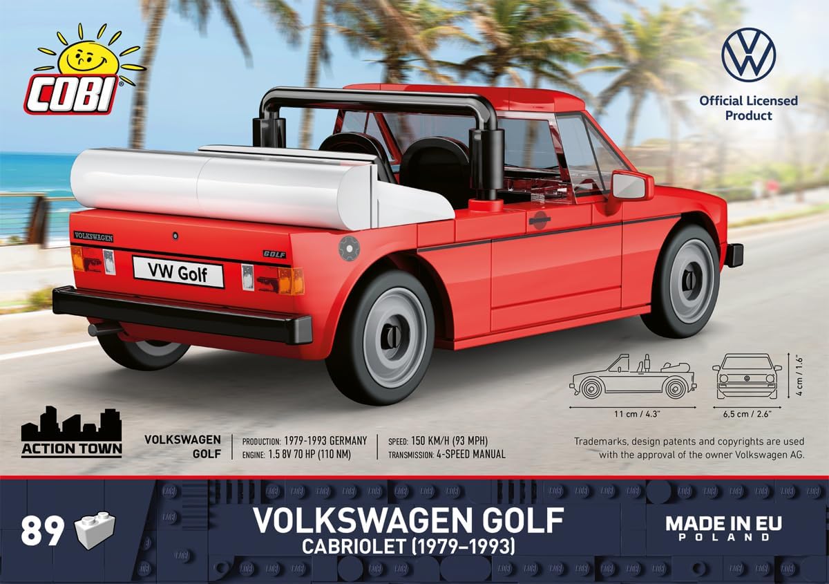 Volkswagen Golf Cabriolet (1979-1993), Konstruktionsspielzeug