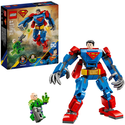 76302 DC Super Heroes Superman Mech vs. Lex Luthor, Konstruktionsspielzeug