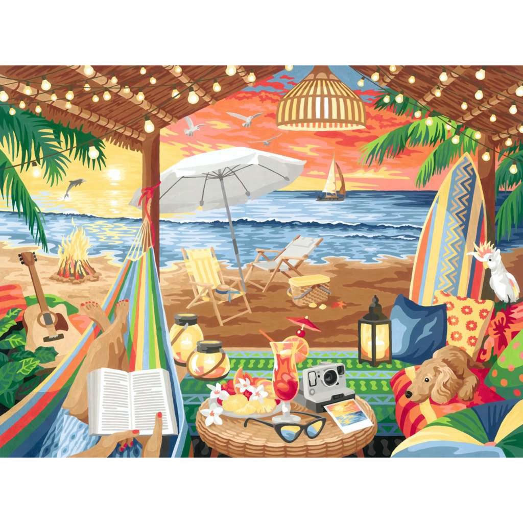 Ravensburger CreArt - Cozy Cabana, Malen