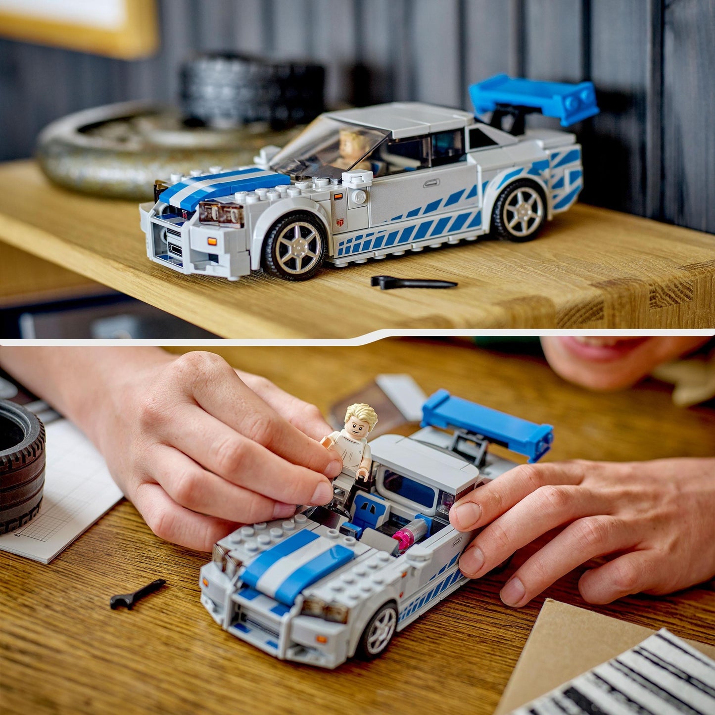 LEGO 76917 Speed Champions: 2 Fast 2 Furious – Nissan Skyline GT-R, Konstruktionsspielzeug