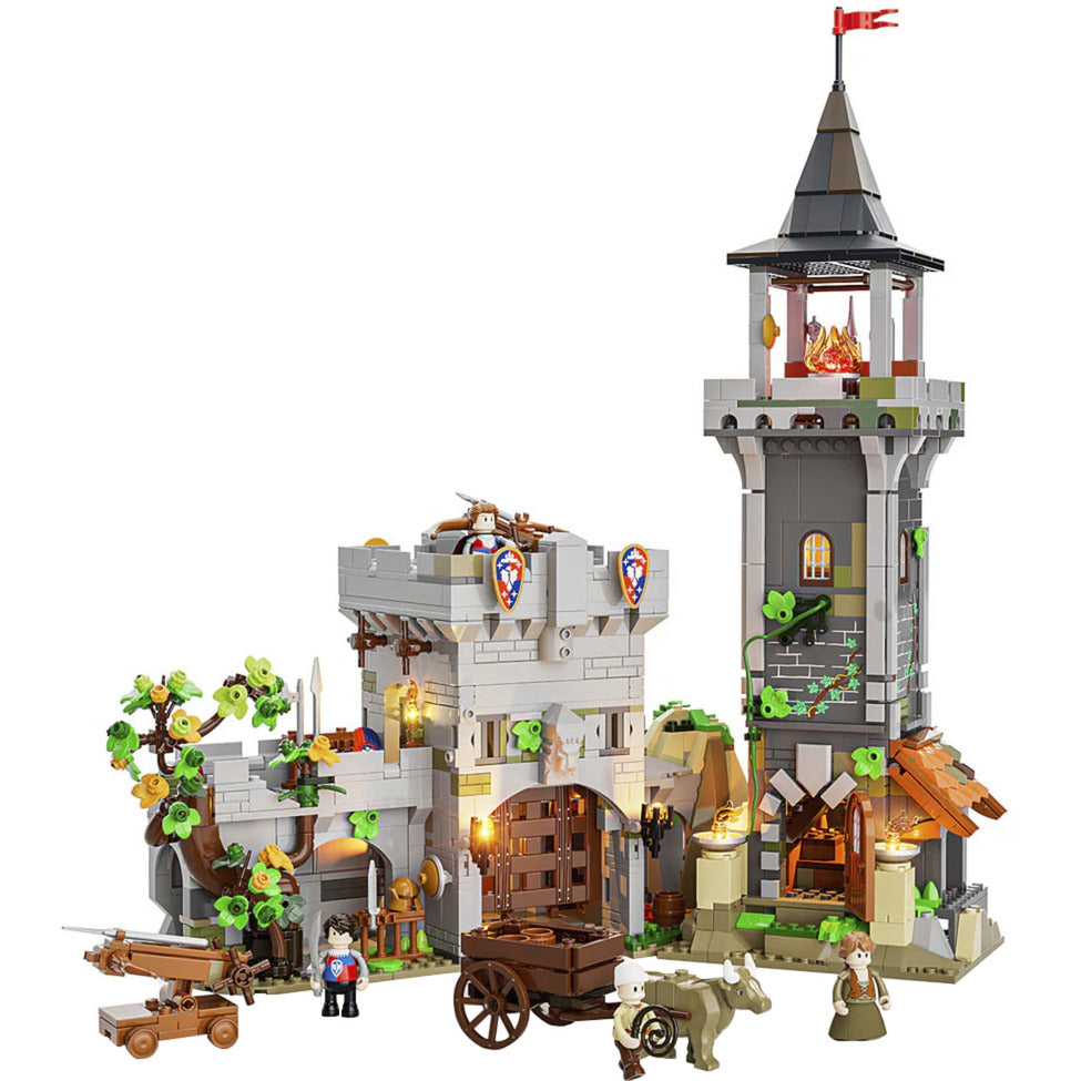 Mittelalterlicher Wachturm, Konstruktionsspielzeug